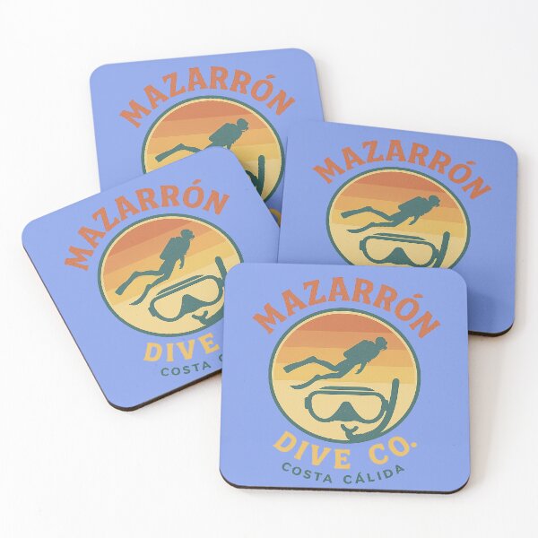 Item preview, Mazarrón Dive Co. Retro 70s Sunset Design designed and sold by The Murcian Path.