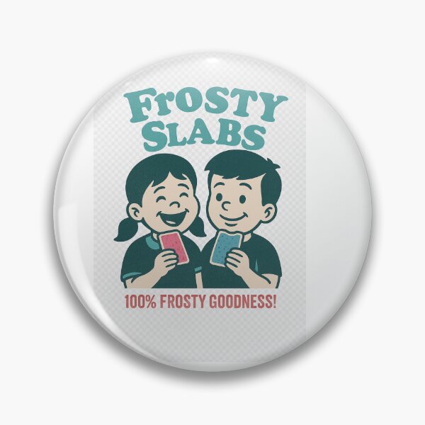 Item preview, Frosty Slabs Retro Breakfast Pastry Ad Design designed and sold by IronBrush.