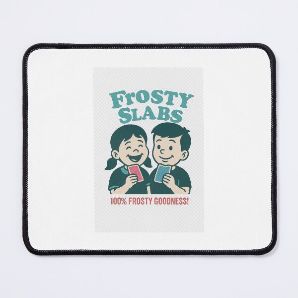 Item preview, Frosty Slabs Retro Breakfast Pastry Ad Design designed and sold by IronBrush.