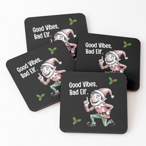 Item preview, Good Vibes, Bad Elf. designed and sold by mirciashop.