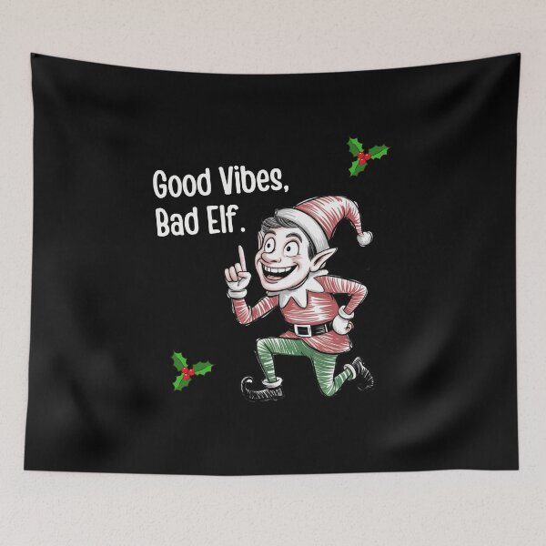 Item preview, Good Vibes, Bad Elf. designed and sold by mirciashop.