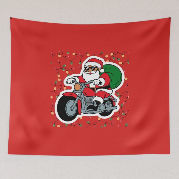 Item preview, Moto Santa Is Coming designed and sold by FanFest.