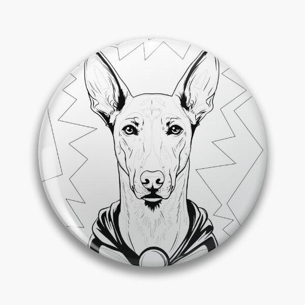 Item preview, Superdog Pharaoh Hound designed and sold by WildLakePatterns.