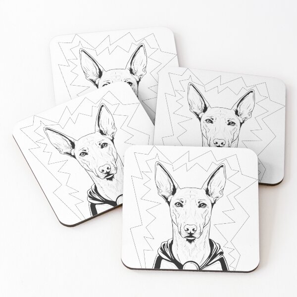 Item preview, Superdog Pharaoh Hound designed and sold by WildLakePatterns.