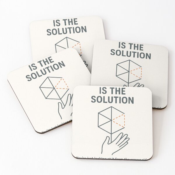 Item preview, The Problem Is the Solution – LunaPrint Series designed and sold by LunaPoster.
