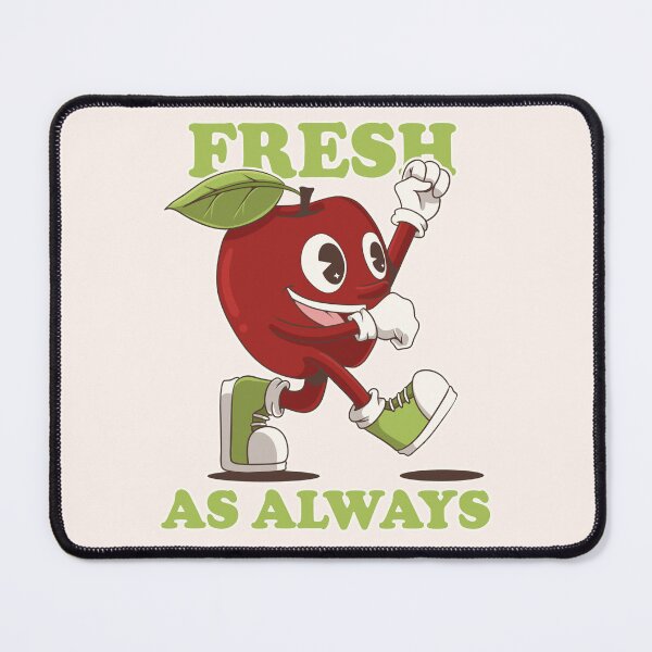 Item preview, Fresh As Always – Energetic Apple Character designed and sold by CoFiShowStore.