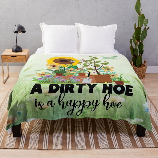 Item preview, A Dirty Hoe Is a Happy Hoe – Funny Gardening Design designed and sold by MysticOzzy.