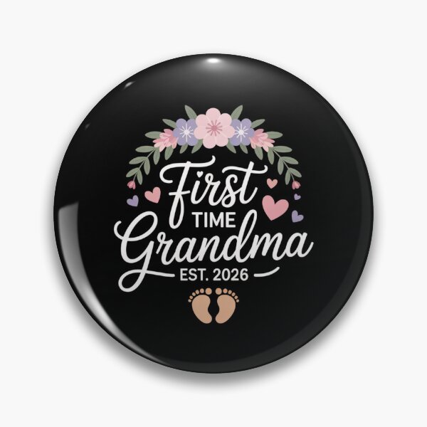 Item preview, First Time Grandma | New Grandma Announcement Est. 2026 designed and sold by Gogetgiggles.