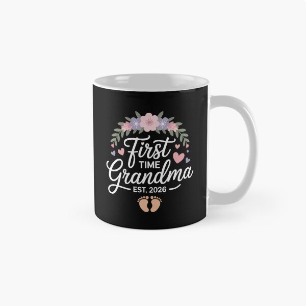 Item preview, First Time Grandma | New Grandma Announcement Est. 2026 designed and sold by Gogetgiggles.