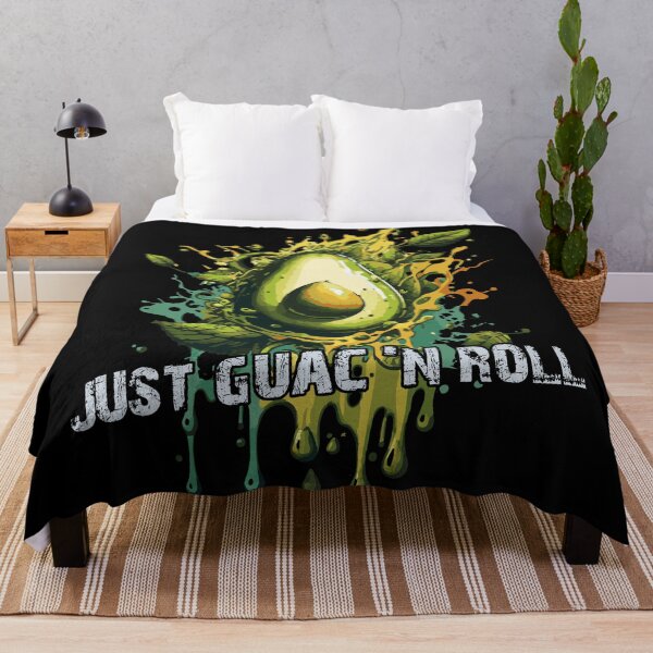 Item preview, Just Guac'n Roll – Avocado Splash Art designed and sold by drizzd.