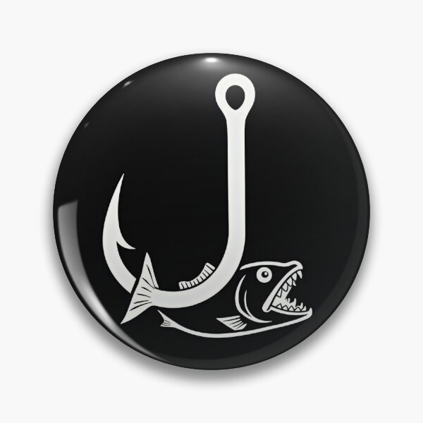 Item preview, Fishing Hook Design - Go Anglers! designed and sold by EdnaBee.