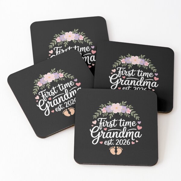 Item preview, First Time Grandma | New Grandma Announcement Est. 2026 designed and sold by Gogetgiggles.