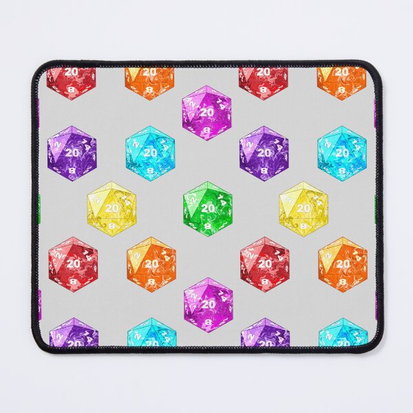 Item preview, DND Dice Seamless Pattern – D20 PNG Print for TTRPG, Dungeons and Dragons, Game Art designed and sold by Kitsune-Shedo.