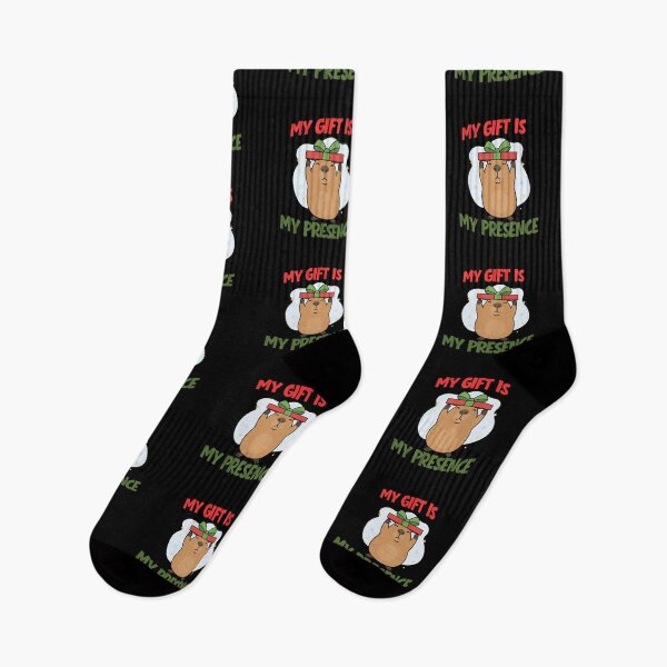 Item preview, Christmas capybara my gift is my presence  designed and sold by TrueFeminine.