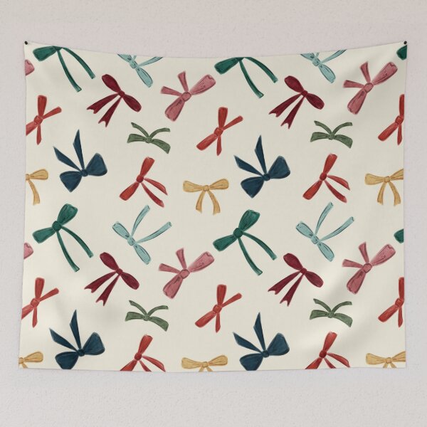 Item preview, Hand drawn watercolor festive bows designed and sold by SJAPhoto.