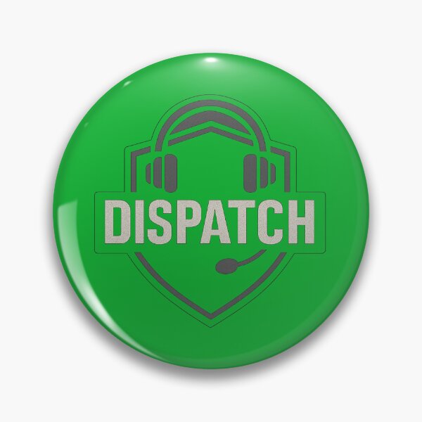 Item preview, “Dispatch Pro Gamer” – Modern Icon with Headset and Metallic Style designed and sold by mocci10.