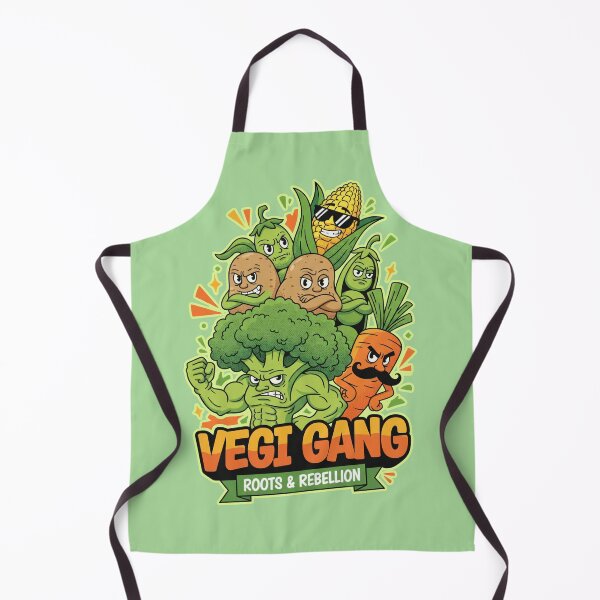 Item preview, Vegi Gang Roots & Rebellion - Angry Muscle Vegetables Cartoon designed and sold by AwesomeBeyondLimits.