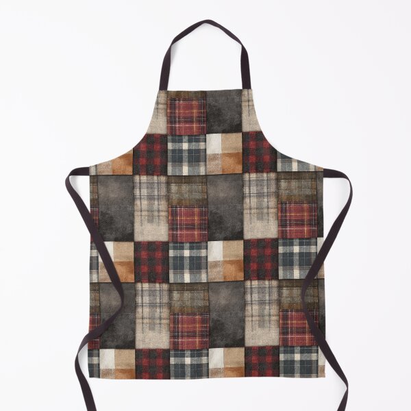 Item preview, Lumberjack patchwork winter pattern designed and sold by filigreedigital.