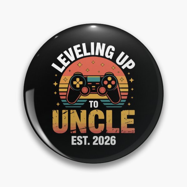 Item preview, Leveling Up to Uncle Est. 2026 | Gamer Uncle Announcement" designed and sold by Gogetgiggles.