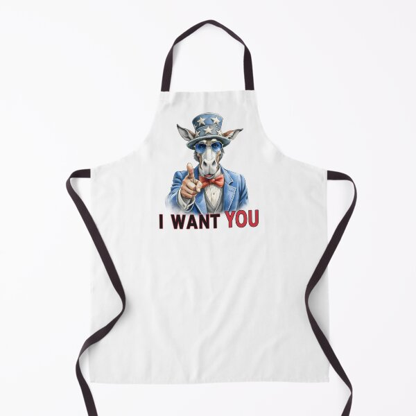 Item preview, I Want You Democratic Donkey Uncle Sam Design designed and sold by JumpJammiesTees.