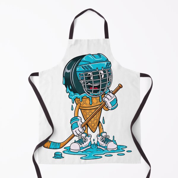 Item preview, Melting Ice Cream Cone Hockey Puck designed and sold by designleon19.