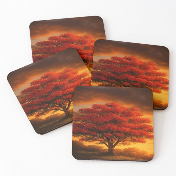 Item preview, Flame tree designed and sold by Twala Creative Studio.