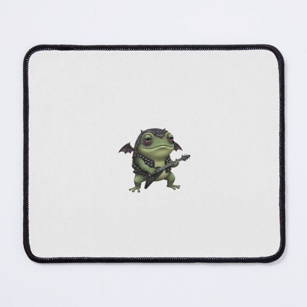 Item preview, Gothic Metal Frog – Dark Cute Heavy Metal Frog Illustration designed and sold by Faszination Niederrhein.