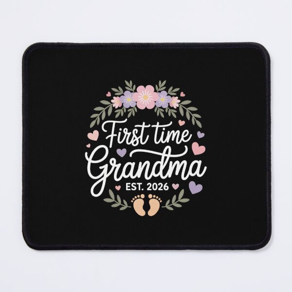 Item preview, First Time Grandma Est. 2026 | Floral Baby Announcement Design designed and sold by Gogetgiggles.
