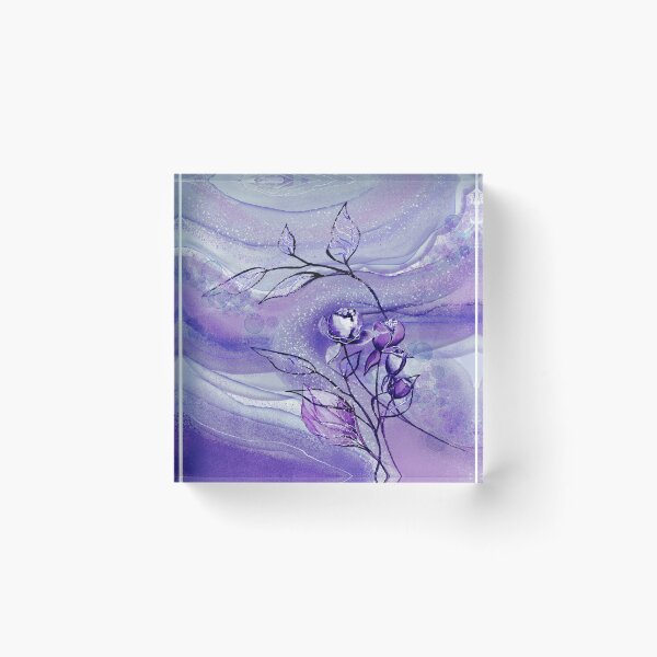 Artikelvorschau, Lila flüssige Kunst entworfen und verkauft von AdRonDesign.