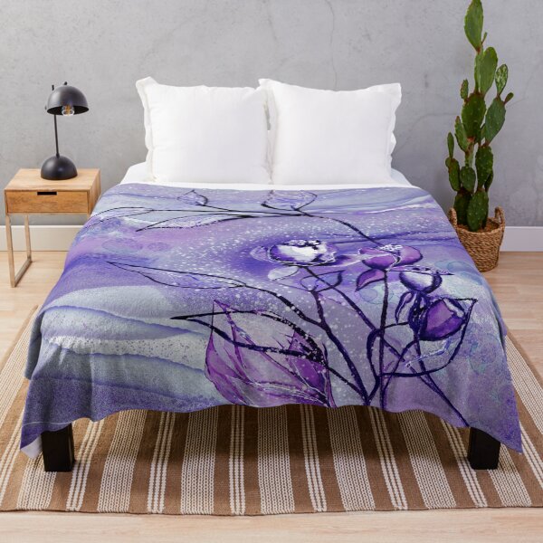 Item preview, Purple liquid art  designed and sold by AdRonDesign.