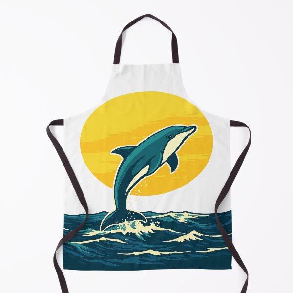 Item preview, Sunset Dolphin Jump designed and sold by RAYapparel.