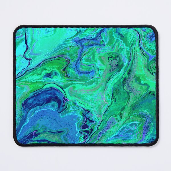 Item preview, Blue Green liquid art designed and sold by AdRonDesign.