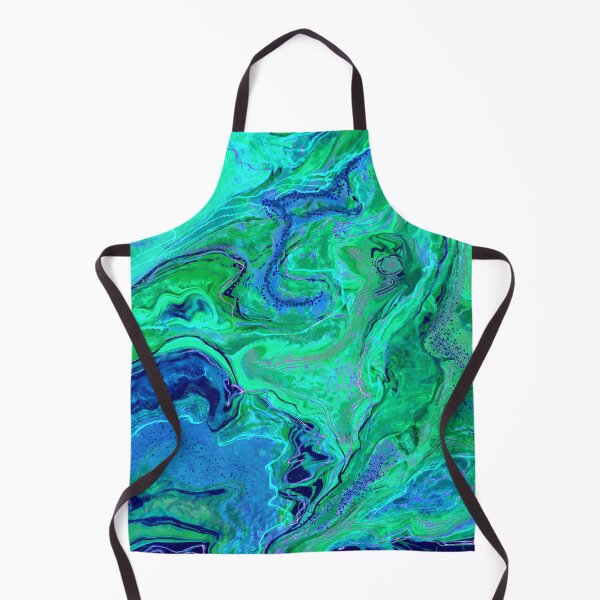 Item preview, Blue Green liquid art designed and sold by AdRonDesign.