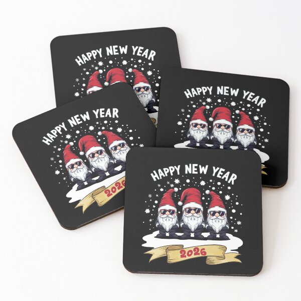 Item preview, Happy New Year 2026 gangsta Gnomes designed and sold by TrueFeminine.