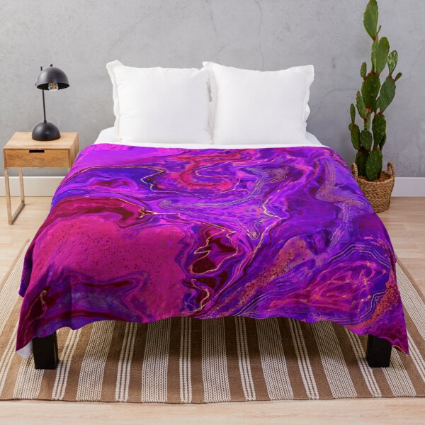 Item preview, Purple red liquid art designed and sold by AdRonDesign.