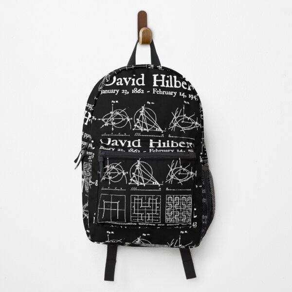 Item preview, Nerdy Vintage David Hilbert Mathematics knows no races or geographical boundaries Math Science Teacher White Text designed and sold by MathWare MathClips.