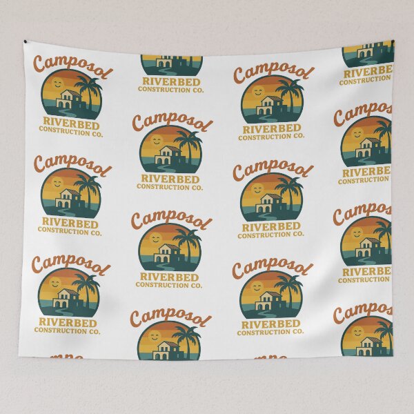 Item preview, Camposol Riverbed Construction Co. – Retro 70s Costa Cálida Design designed and sold by The Murcian Path.