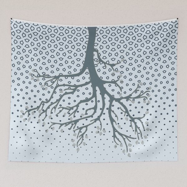 Item preview, Tree on dark blue pattern  designed and sold by AdRonDesign.