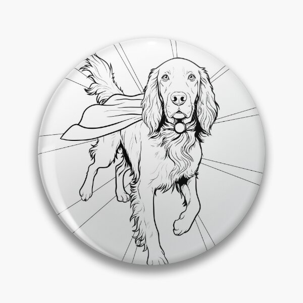 Item preview, Superdog Irish Setter designed and sold by WildLakePatterns.