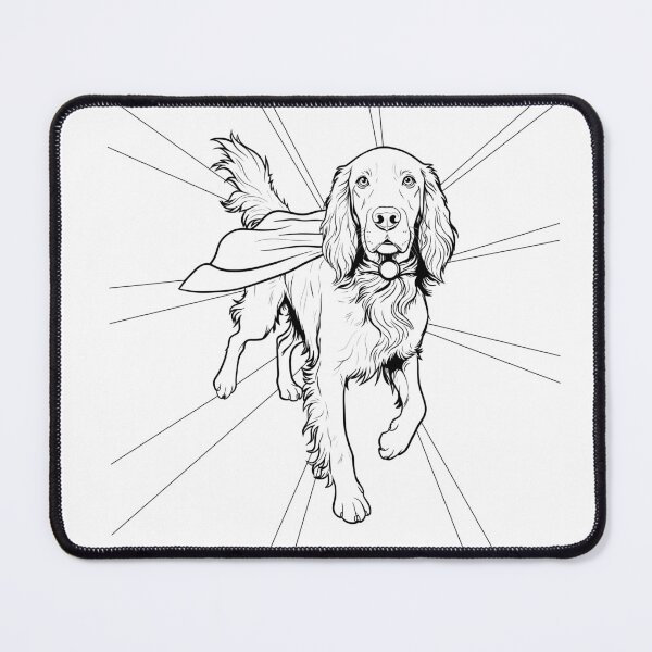 Item preview, Superdog Irish Setter designed and sold by WildLakePatterns.