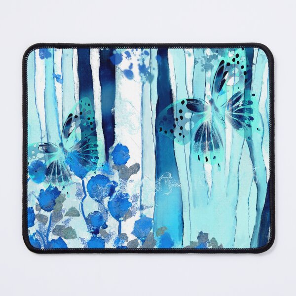 Item preview, Blue forest with butterflies designed and sold by AdRonDesign.