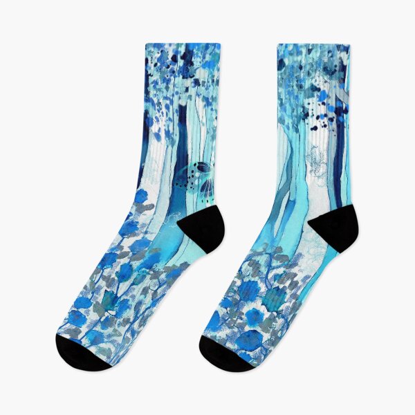 Item preview, Blue forest with butterflies designed and sold by AdRonDesign.
