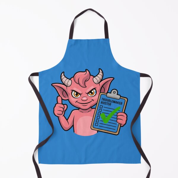 Item preview, `Official Troublemaker Roster | Funny Cartoon Devil Imp | Mischievous Character Design` designed and sold by mawitn.