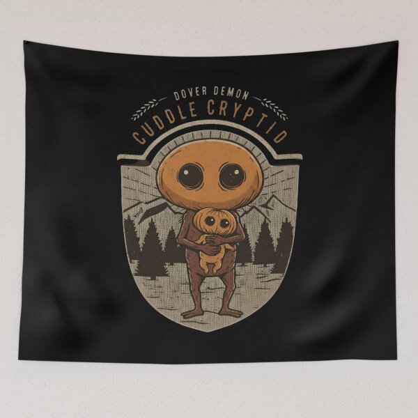 Item preview, Cute Dover Demon Cuddle Cryptid – Vintage Cryptid designed and sold by SidTastic .