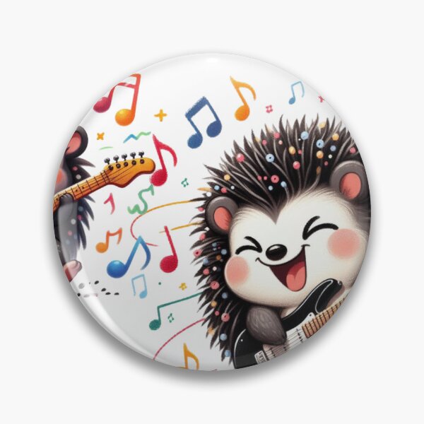 Item preview, Oursin noir dans la musique designed and sold by Oragenuage.