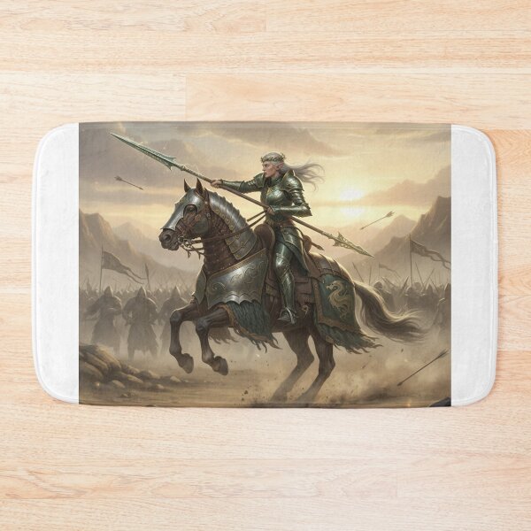 Item preview, Elara Swiftbow: The Verdant Spear of Eldoria designed and sold by BlingandGifts.
