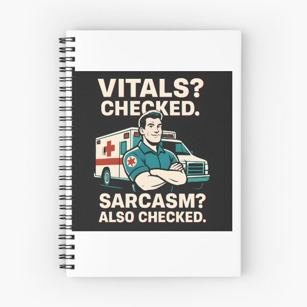 Item preview, Vitals and Sarcasm  designed and sold by Rebuilt Tech LLC.