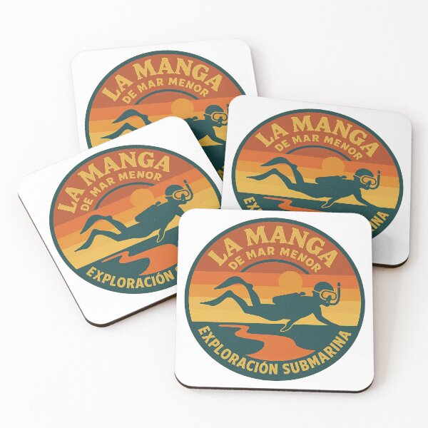 Item preview, La Manga de Mar Menor – Retro 70s Underwater Exploration Design designed and sold by The Murcian Path.