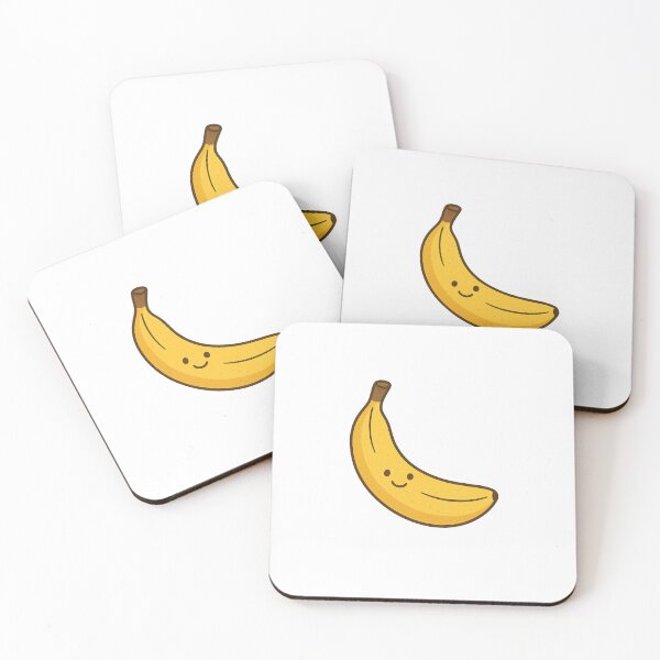 Item preview,  Smiling Banana Cartoon – Funny Fruit Illustration designed and sold by Byarasstudio.