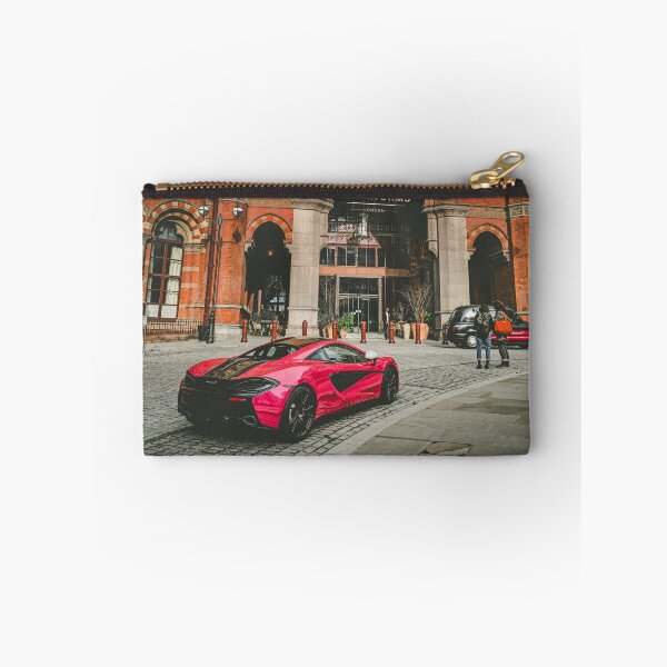 Item preview, Pink McLaren at St Pancras – Retro London Vibes designed and sold by DiscoverySB.